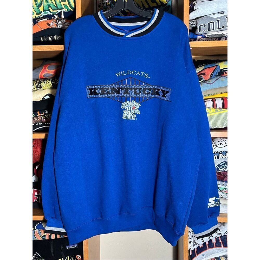 Vintage Starter Kentucky Wildcats University NCAA Sweater